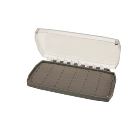 Waterproof Single Side Plastic Fly Box Sponge Pad Insert Flying Storage Fishing Tackle Case Clear Lid Fly Box Container
