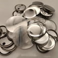 thumbnail image 2 of 100pcs 32MM Blank Pinned Back Metal Pinback Button Supply Materials Parts ,Beginner-Friendly, 2 of 5