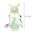thumbnail image 2 of HLONK2 Pcs Toddler Spill Proof Water Bottle Kids Student Light Green, 2 of 8