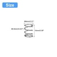 thumbnail image 2 of Unique Bargains Compression Spring, 5 Pack 304 Stainless Steel, 8mm OD, 0.8mm Wire, 10mm Length, 2 of 6