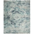 thumbnail image 2 of SAFAVIEH Madison Willoughby Overdyed Floral Area Rug, Ivory/Blue, 9' x 12', 2 of 7
