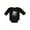 AB-Black, variant on Inktastic Monkey Girl 1st Hanukkah Girls Long Sleeve Baby Bodysuit