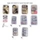 thumbnail image 4 of Soidarity Caja de herramientas para lima de pies y pedicura con tres compartimentos para un fácil almacenamiento 1. La caja de tres Juegos de manicura 25mm, 4 of 6