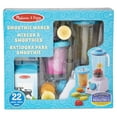 Melissa & Doug Smoothie Maker Blender Set with Play Food 22 Pieces