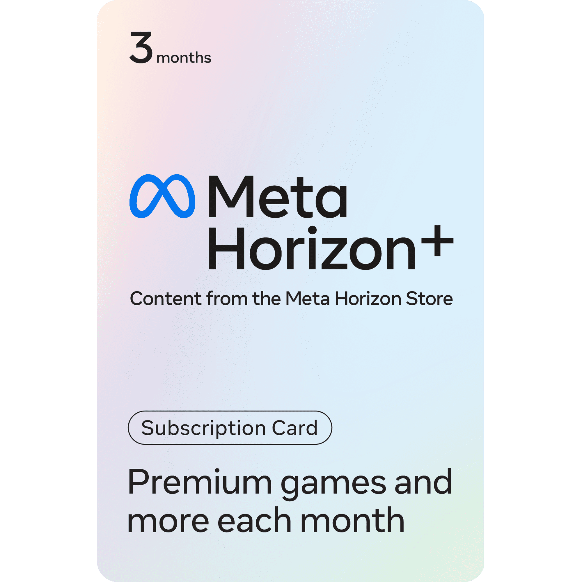Meta Horizon+ 3 Month Subscription [Digital]