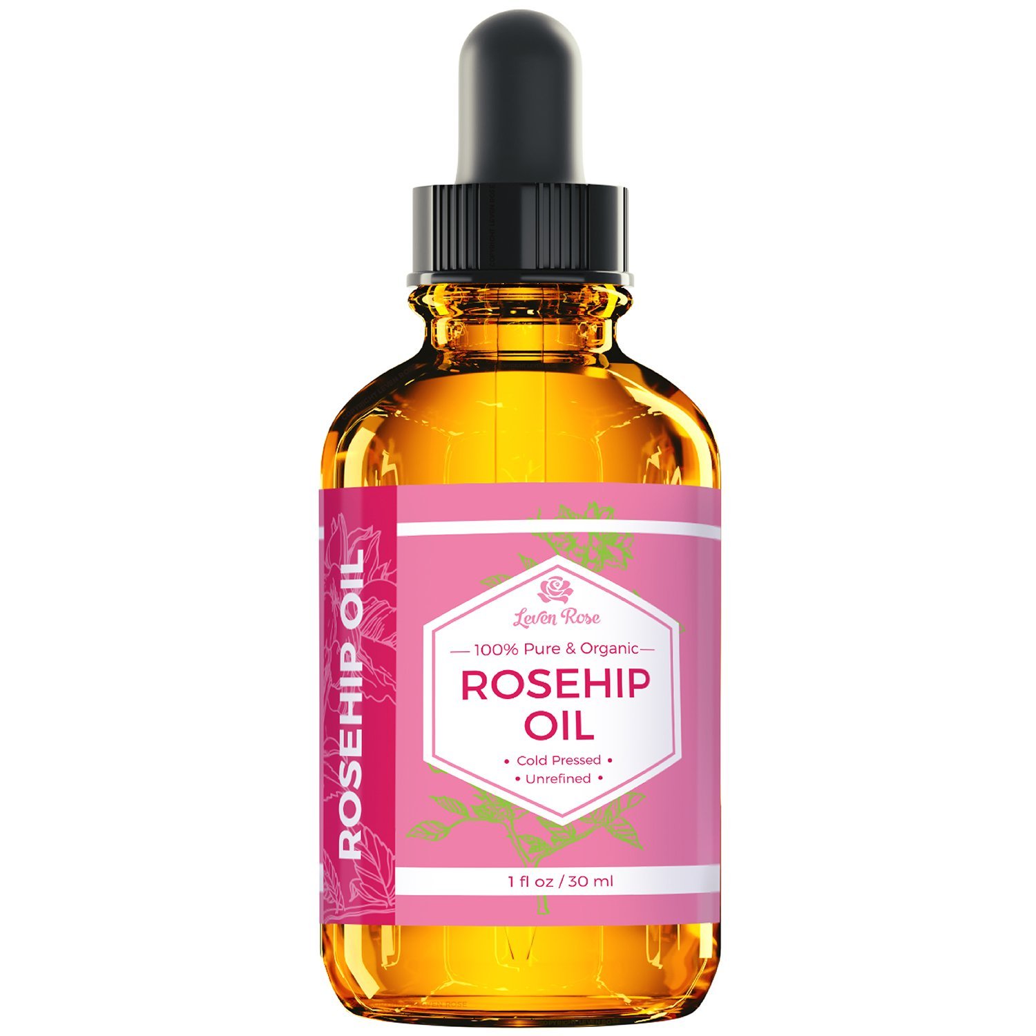 Leven Rose Organic Rosehip Oil, 1 Fl Oz - image 3 of 5