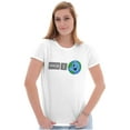 thumbnail image 3 of Command Save the Planet Earth Day Womens Slim Fit Graphic Tee Brisco Brands S, 3 of 5