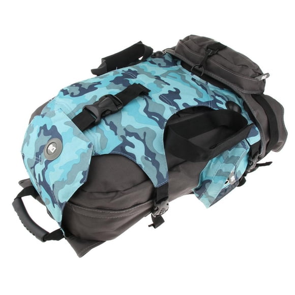 Mochila para patines Soidarity camuflaje azul 53x36x19cm