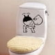 thumbnail image 2 of Pegatinas para Niños Raros, Divertido Adhesivo de Pared para WC, Baño, Cocina, PVC, 1 Color, Talla Única, 2 of 4