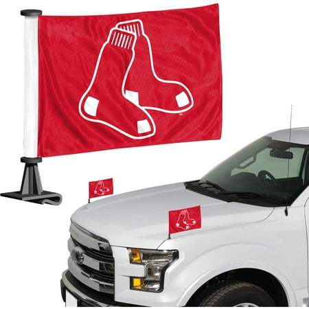 - Boston Red Sox Auto Ambassador Flag Set - No Size