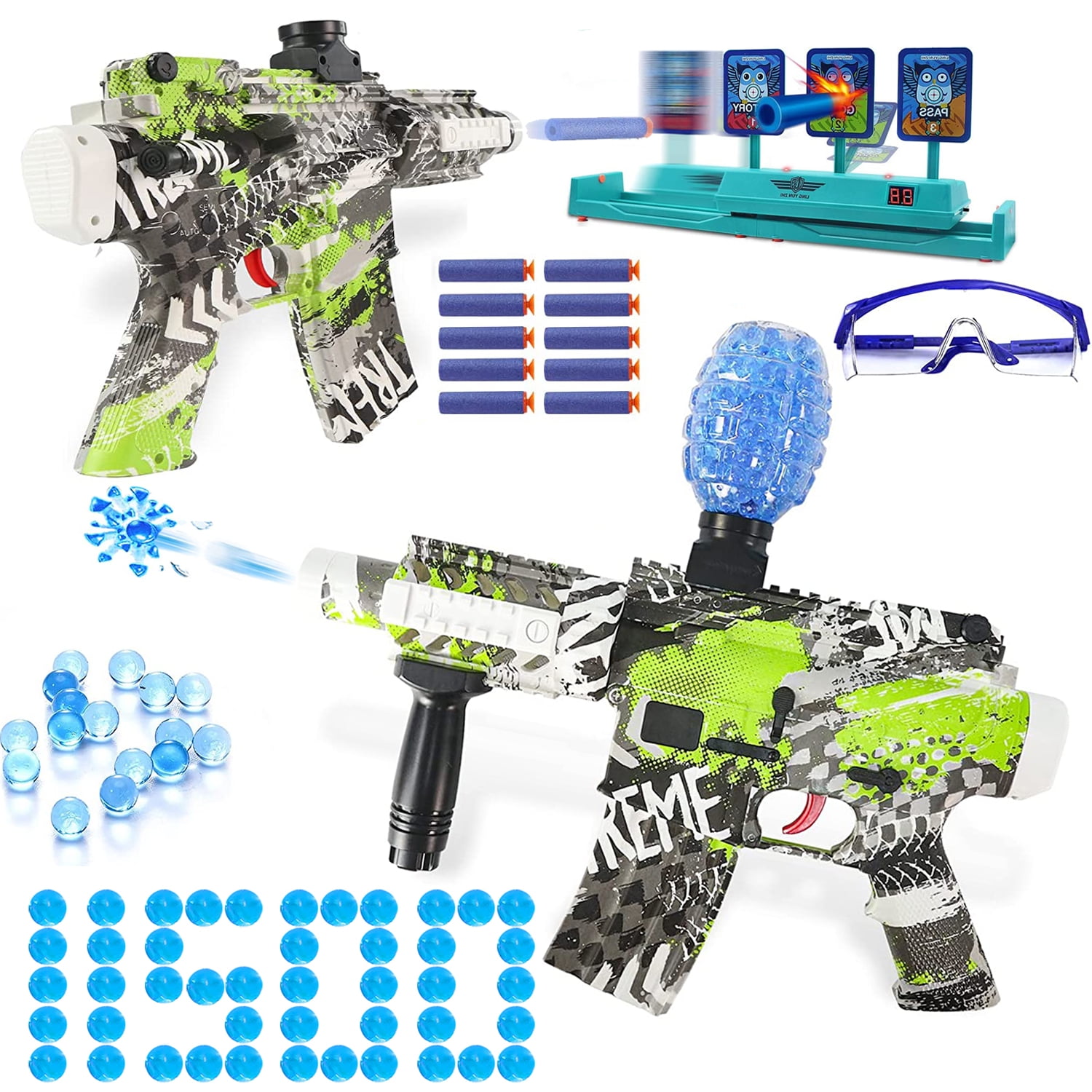 Plastic M4A1 Rifle Toy Crystal Ball Water Bullet Toy Gun Gel Blaster Kid's Gifts 