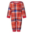 thumbnail image 3 of Christmas Pajamas for Family Matching PJ's Set Christmas Tree/Deer Print Top and Classic Red/Green Plaid Pants Men, 3 of 8