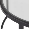 thumbnail image 5 of Uttermost Rhea Iron and Tempered Glass Nesting Coffee Tables in Black (Set of 2), 5 of 6