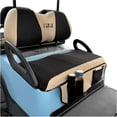 thumbnail image 6 of 10L0L Golf Cart Seat Covers Fit Club Car Precedent Yamaha Winter Warm Cover with Storage Pocket Black Beige L Size, 6 of 8