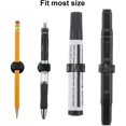 thumbnail image 2 of 10 Pack Pen Holder Clips Steel Pen Holder Self Adhesive Pen Clips With Adjustable Spring Loop For R, 2 of 5