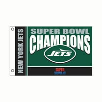 New York Jets 3' x 5' Super Bowl Champions Single-Sided Flag