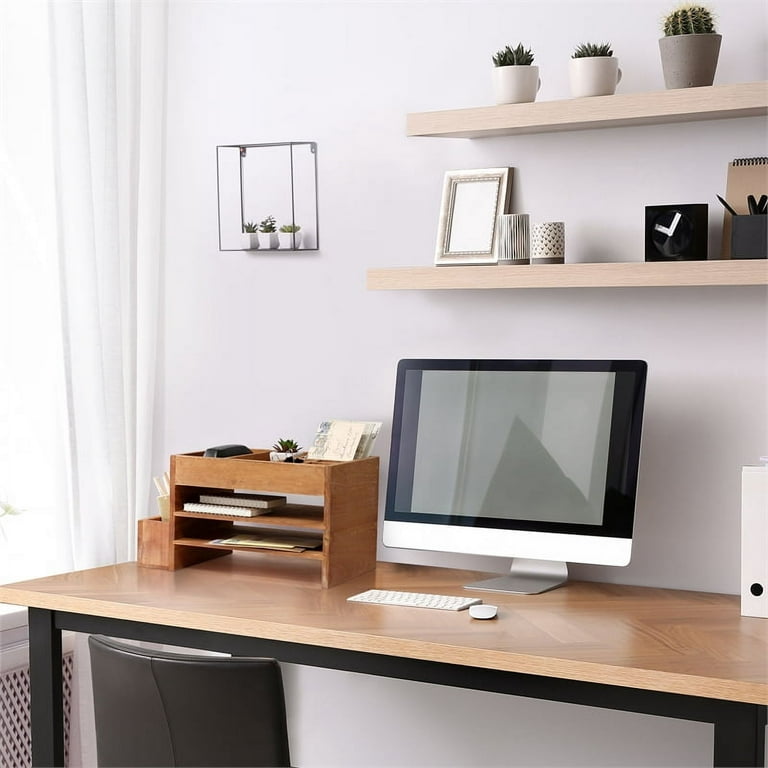 2 Tier Desk Organizer for Home Office Desktop Storage Rack – the