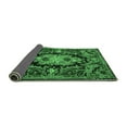 thumbnail image 2 of Ahgly Company Indoor Square Medallion Emerald Green French Area Rugs, 7' Square, 2 of 4