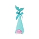 thumbnail image 1 of Moyic 20 bolsas únicas con adhesivo: cajas de regalo para fiestas simples y modernas, decoraciones para mesas de postres, cajas de embalaje Herramientas y accesorios para hornear T Azul Sirena+TBlue, 1 of 6