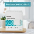 thumbnail image 2 of McKesson Island Dressing, Non-Adherent Gauze Pad for Wound Care, 4 in x 4 in, 25 Count, 4 Packs, 100 Total, 2 of 11