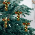 thumbnail image 3 of Adornos navideños personalizados para el árbol | Colgantes con monograma de 26 letras y diseño de gorro de Papá Noel, 3 of 5