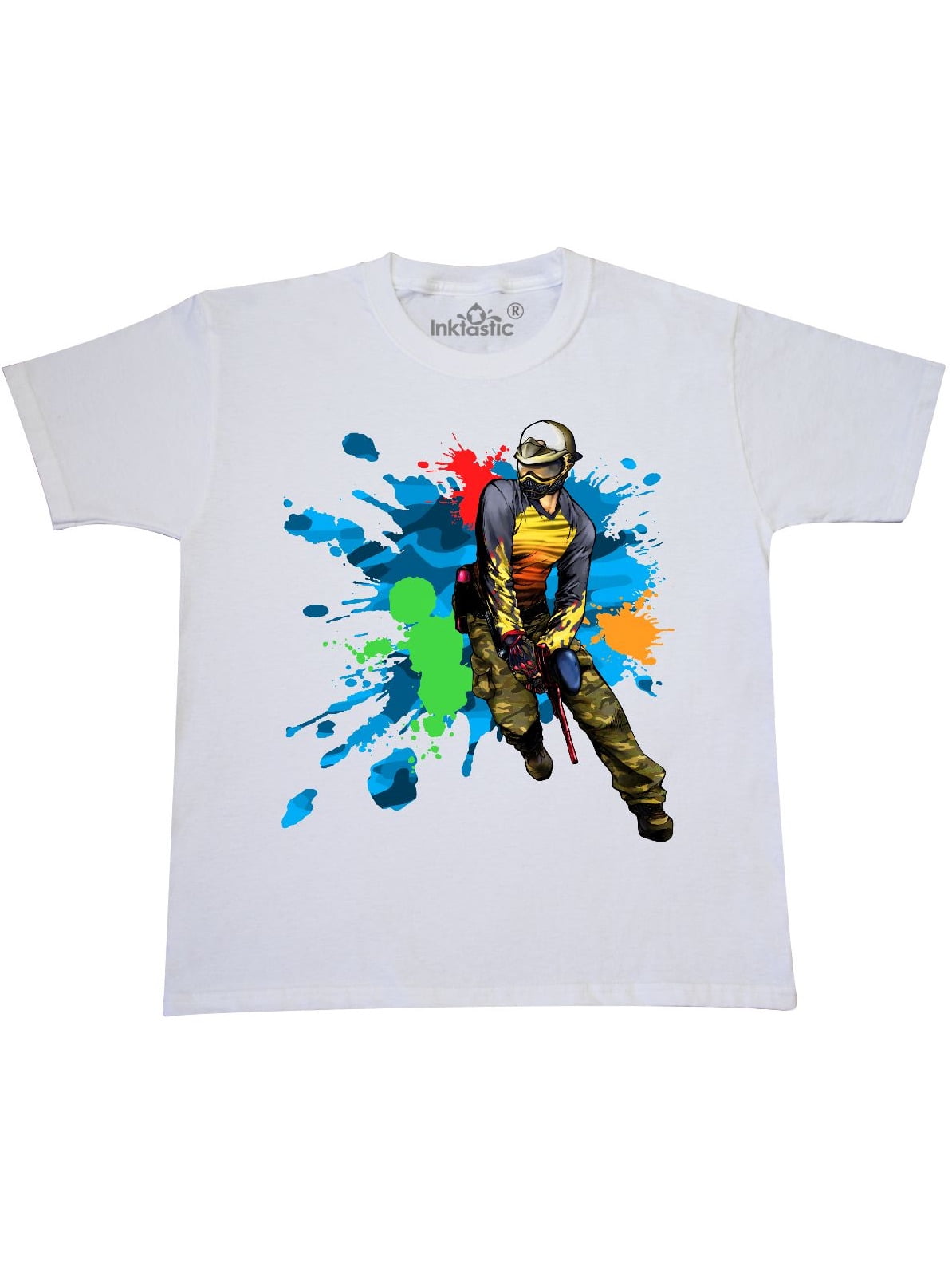 INKtastic Paintball Splatter Youth TShirt