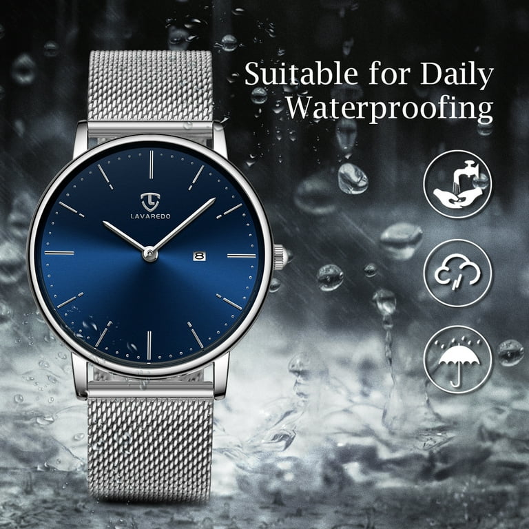 Watches For Men Minimalism Watches For Men Mesh Strap Watch Classic Black  Watch Man Clock Male Business Casual Quartz Watches High Quality Watches