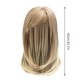 thumbnail image 3 of Beauos Clearance Brown Wig Wigs Synthetic Fashion Hair Women's Wig Hairshort Wig, Wigs for Women Clearance Sale, 1X Wig, 3 of 9