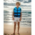 thumbnail image 6 of Koorium Kids Swim Vest Life Jacket Youth,Toddler Flotation Buoyancy Swimsuit Trainer Vests Swimming Aid Jacket for Boys/Girls,Blue, 6 of 9