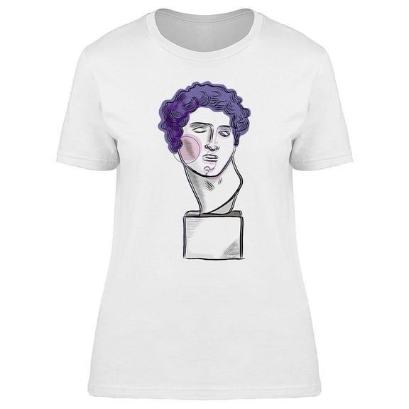 Sculpture Of Man With Effect T-Shirt Women -Image by Shutterstock, Female 3X-Large