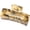 Black, variant on Large Rectangle Hair Claw Clip for Thick Hair Strong Hold Women Non-Slip Accessory 1 Count, 3.94 Inch, Orange