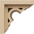 thumbnail image 3 of 5"W x 5"D x 5"H Wide Sheridan Rough Cedar Woodgrain TimberThane Corbel, Primed Tan, 3 of 6