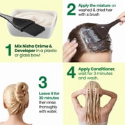 Nisha Creme Hair Color | Permanent Long Lasting Blonde Hair Dye Color Kit | Ultra Blonde | 5.07 Oz (Pack Of 3)