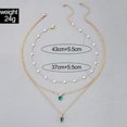 thumbnail image 2 of RSAMD Fashion Gold Plated Crystal Multilayer Necklace Set Snake Chain Women Wholesale-#2, 2 of 2