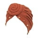 thumbnail image 2 of Sonducket Nudo Turbante Damas Hijab Étnico Beanie Estiramiento Plisado Pañuelo Estilo torcido Gorros Banquete de boda Type3 NO3, 2 of 6