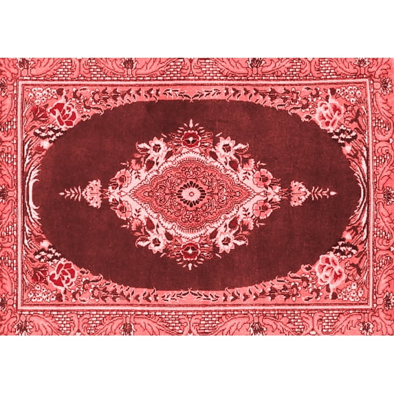 Ahgly Company Indoor Rectangle Persian Red Traditional Area Rugs, 8' x 10'