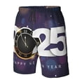 thumbnail image 4 of Logiee 2025 Happy New Year 4 Print Mens Swim Trunks Quick Dry Board Shorts,Breathable Hawaii Beach Shorts Swimwear Bathing Suits-XX-Large, 4 of 6