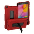 thumbnail image 2 of Dteck Case for Samsung Galaxy Tab A SM-T290 8.0 inch (2019 Released),Shockproof Armor Rugged Rubber Case Hybrid Hard PC Protective Stand Cover (Without Built-in Screen Protector),Red+Black, 2 of 6