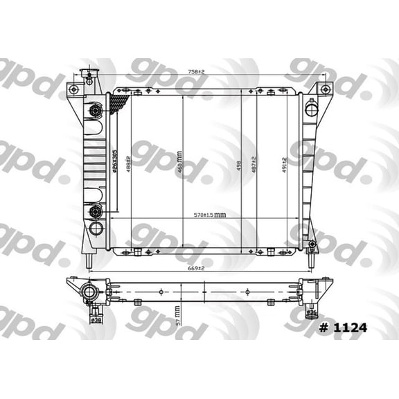 Radiator Fits select: 1990-1997 FORD AEROSTAR