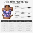 thumbnail image 5 of Pofeuu colorful Skull mushroom rainbow Print Sports Bra for Women Sexy Vest Yoga Running Gym Fitness Crop Bras Tops-XX-Large, 5 of 8