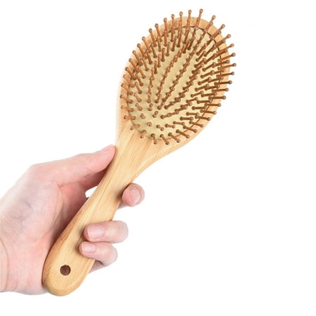 Natural Wooden Hair Brush Massage Comb Scalp Massage Brush Air Cushion Combs (Best Hairbrush For Static Hair)