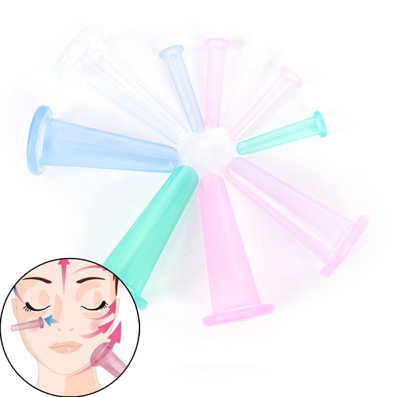 Large Cup Facial Face Eye Silicone Cupping Vacuum Suction Lifting Massage AX 
