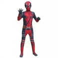 thumbnail image 5 of Superhero Outfit Halloween Clothes Kids, Superhero Onesie Outfit Jumpsuit Bodysuit Halloween Outfit Clothing Party Dress Up Performance Clothes Polyester, Boys Superhero Red/150, 5 of 7