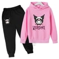 thumbnail image 2 of Traje de otoño para niños de 3 a 14 años de Hello Kitty Kuromi, traje deportivo para exteriores de dos piezas kawaii para niños y niñas, 2 of 4