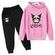 thumbnail image 2 of Traje de otoño para niños de 3 a 14 años de Hello Kitty Kuromi, traje deportivo para exteriores de dos piezas kawaii para niños y niñas, 2 of 5