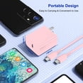 thumbnail image 3 of Super Fast Charger with Type C Cable 10ft , 2Pack 45W USB C Wall Charger Block Adapter and Android Phone Charger Cord for Samsung Galaxy S26 S25/S24 Ultra/S24/S24+/S23 Ultra/S23/S22 Ultra/S22/S21, 3 of 7