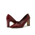 thumbnail image 3 of Ritualay Womens Comfort Chunky High Heels Work Pointed Toe Pumps Casual Lightweight Dress Shoes Wine Red 6, 3 of 9