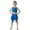 C273/Blue, variant on XIYON Cute Clothes For Girls Performance Outfit Glossy Sleeveless Vest With Ruffle Hem Photography Elastic Choir Solid Color 10-12 Years
