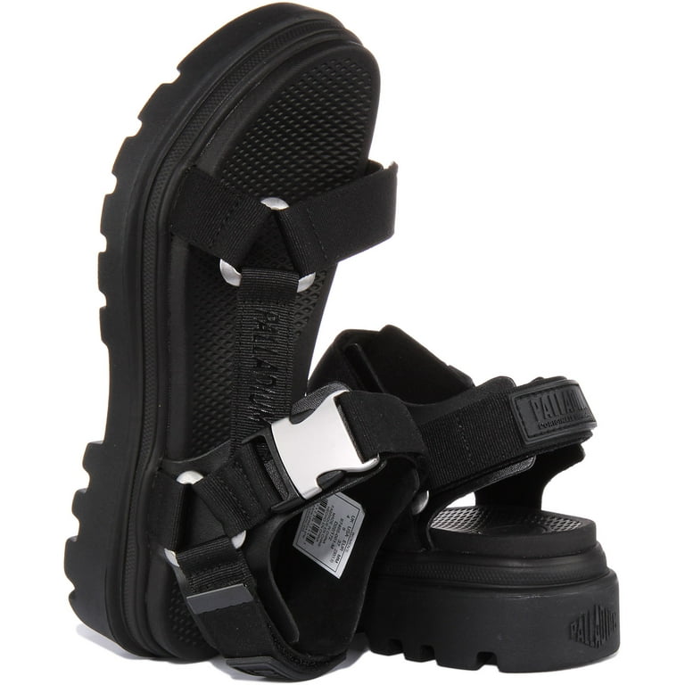 Palladium Pallacruise Women s Vegan Sandal With Buckle In Black Size 5.5