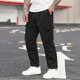 thumbnail image 1 of Pantalones largos para hombre, lisos, a la moda, informales, con múltiples bolsillos, cintura elástica, de poliéster, 1 of 7